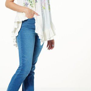 DG2 by Diane Gilman Straight-Leg Jean